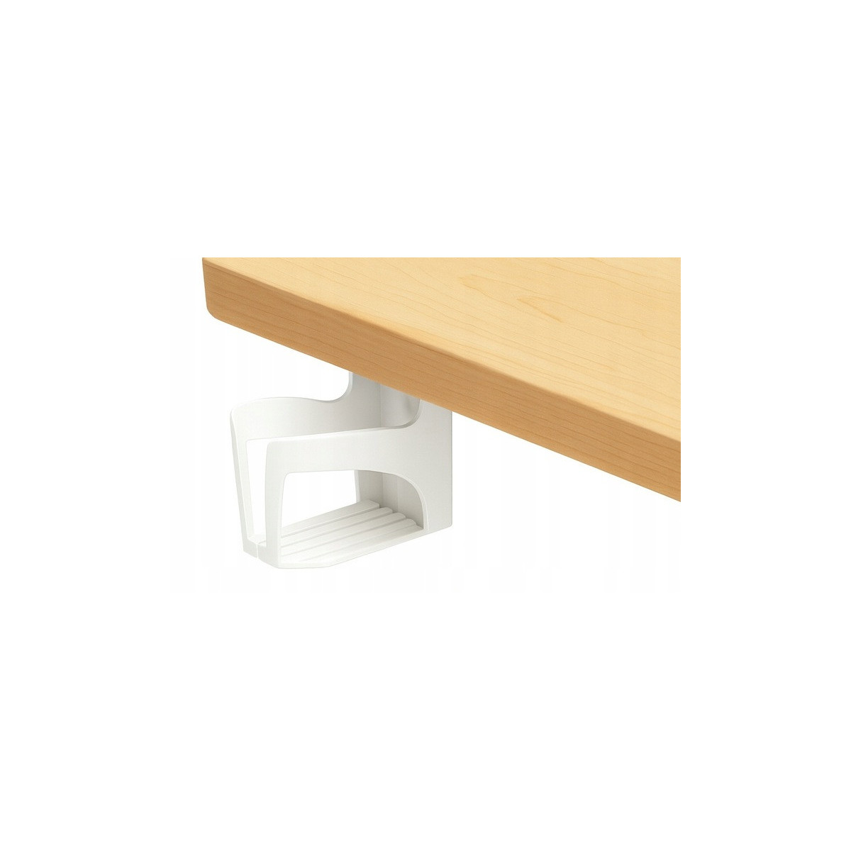 Masă electric reglată, 140 cm, LED, câmpie cu picioare albe