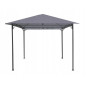 Pavilion de grădină de culoare gri 3x3 m