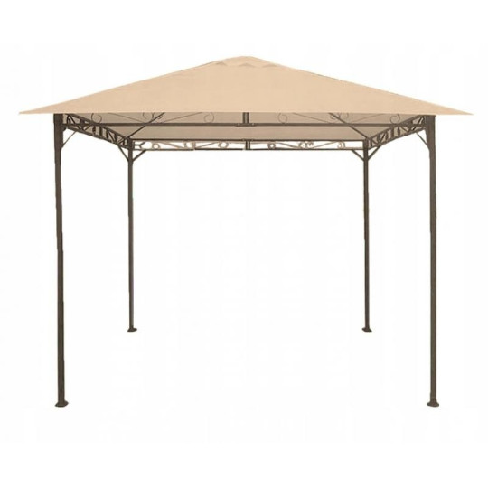 Cortină de grădină bej 3x3 m