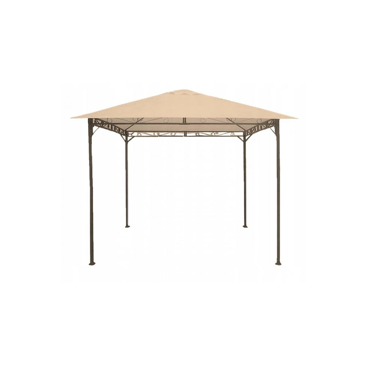 Cortină de grădină bej 3x3 m