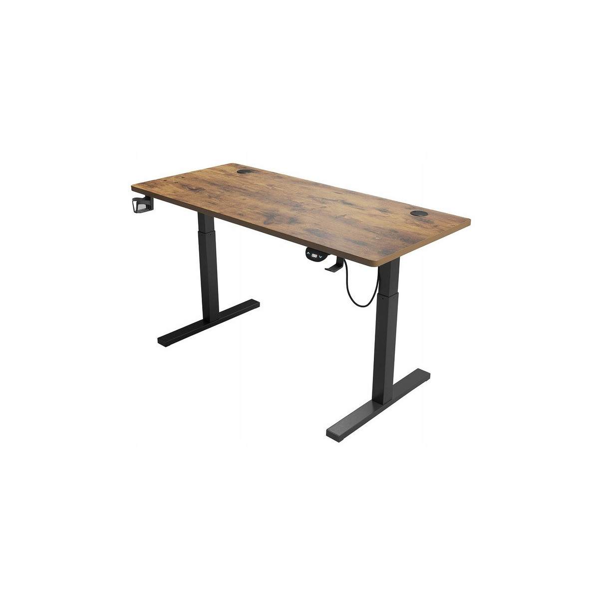 Masa ajustabilă modernă de 120cm, aspect industrial, LED