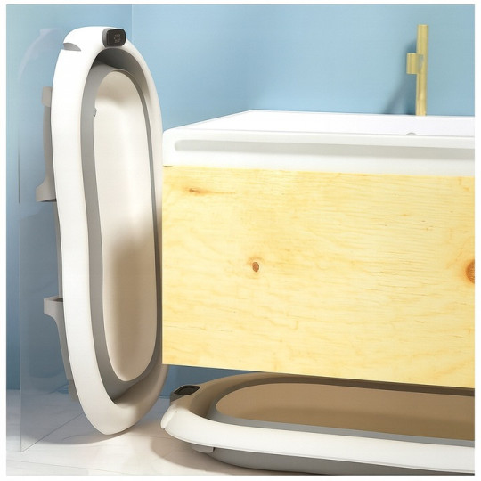 Vaniță ARIEL pentru băița bebelușului în culoarea gri