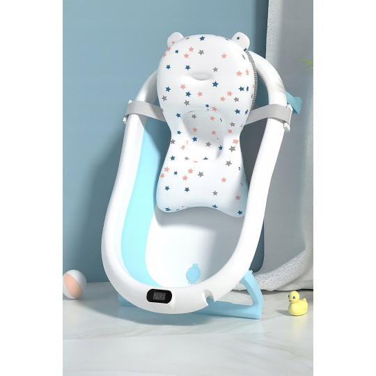 ARIEL cadă cu suport și saltea, albastră