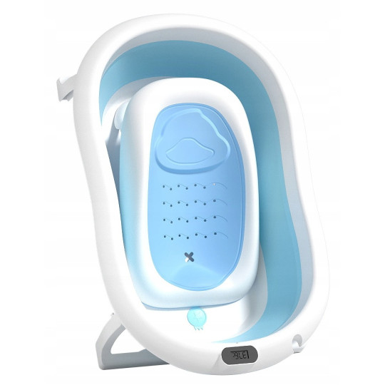 Vanička Ariel practică cu suport, stativ și termometru de culoare albastră