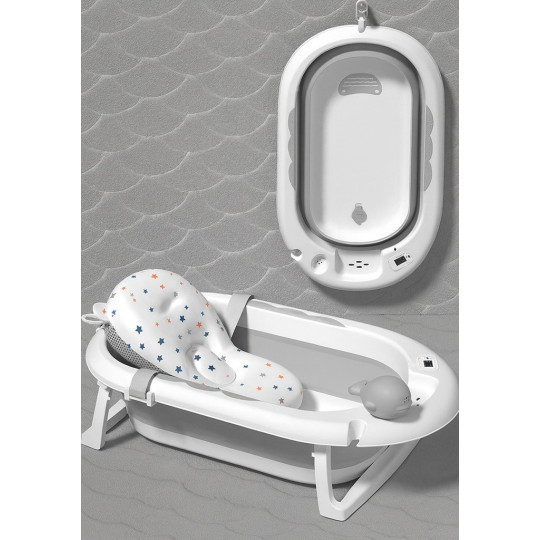 Cadați vașa Vaiana în culoarea gri cu perne, termometru și jucărie.