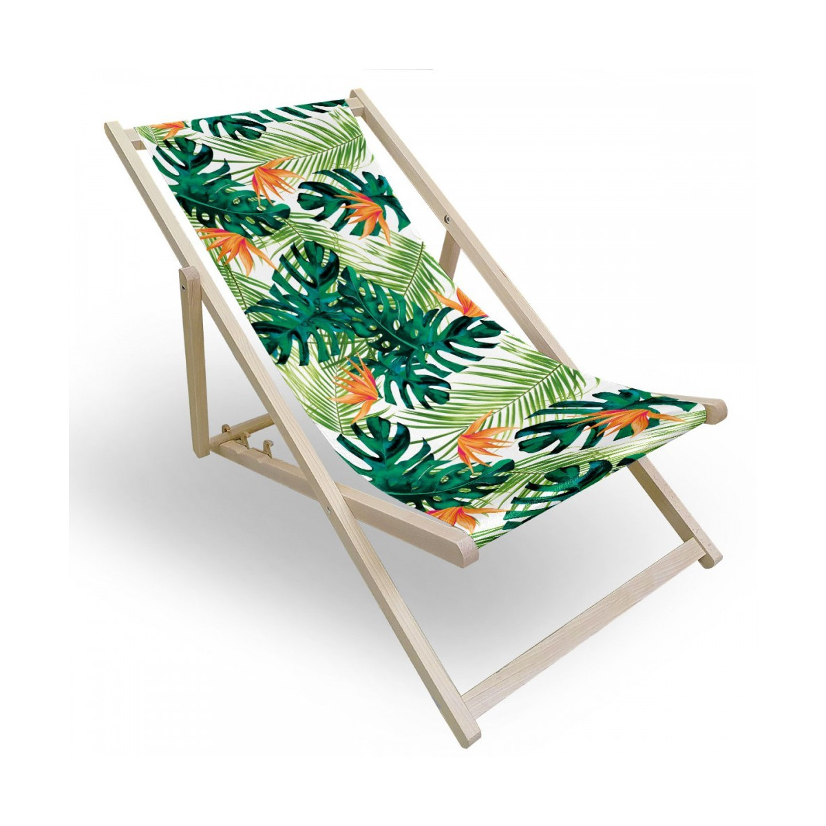 Lehăt de grădină din lemn cu model floral