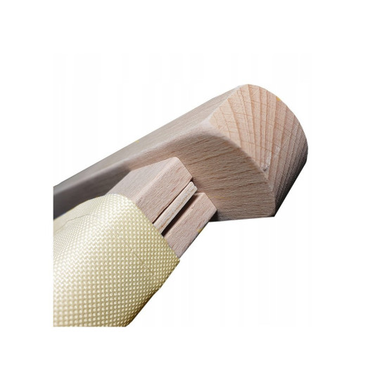 Lehátko de plajă de culoare verde cu motif de frunze