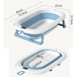 Vaniță OLAF cu pernuță și termometru, albastră