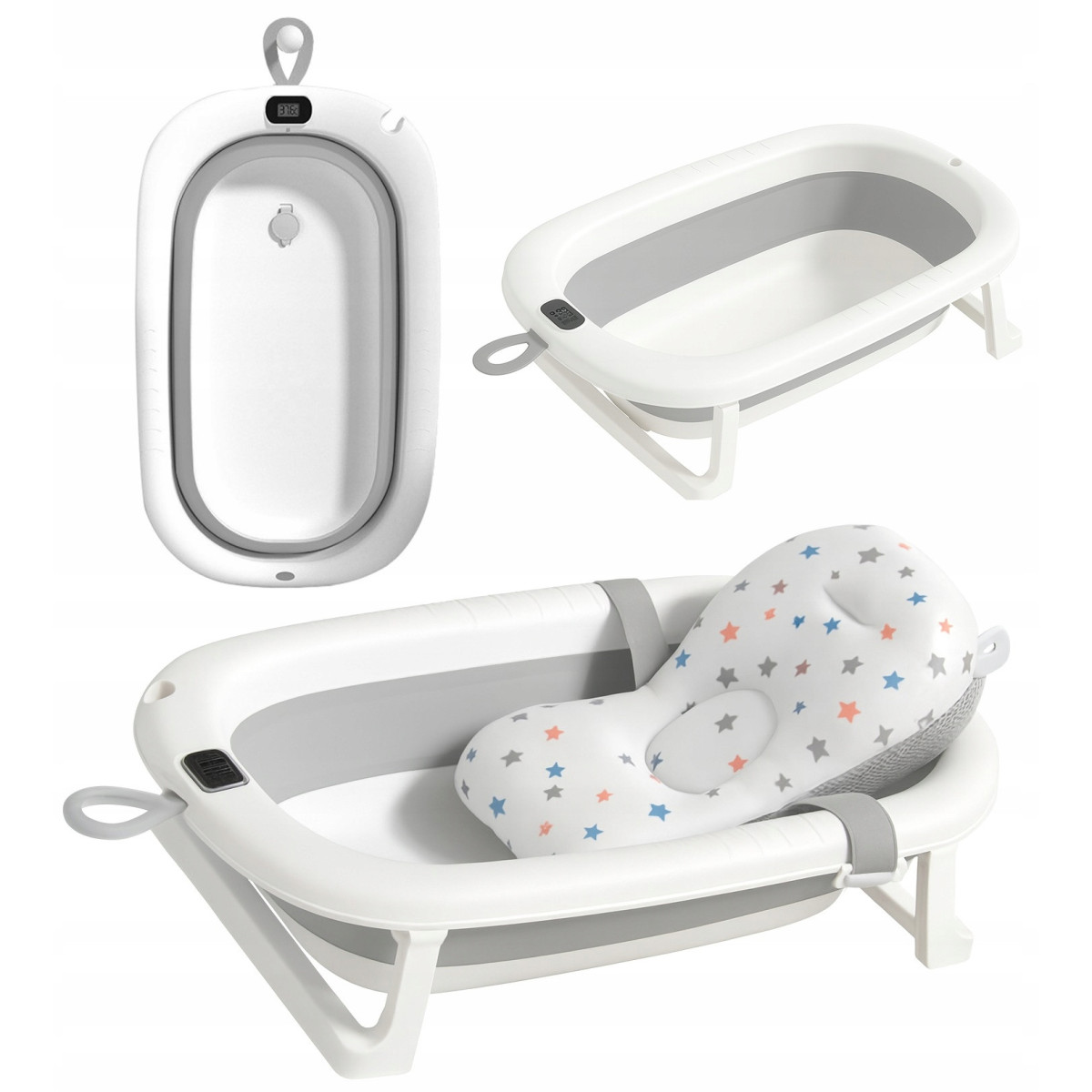 Vanița OLAF pentru nou-născuți cu pernuță, suport și termometru