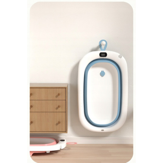 Vanița albastră OLAF cu leagăn, suport și termometru