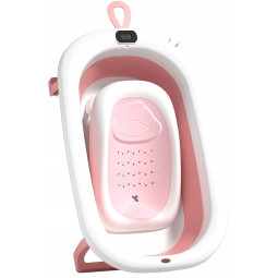 Vanița pentru băiețe OLAF cu suport și saltea în culoarea roz