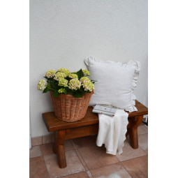 Coș din răchită fabricat din răchită naturală de 30 cm