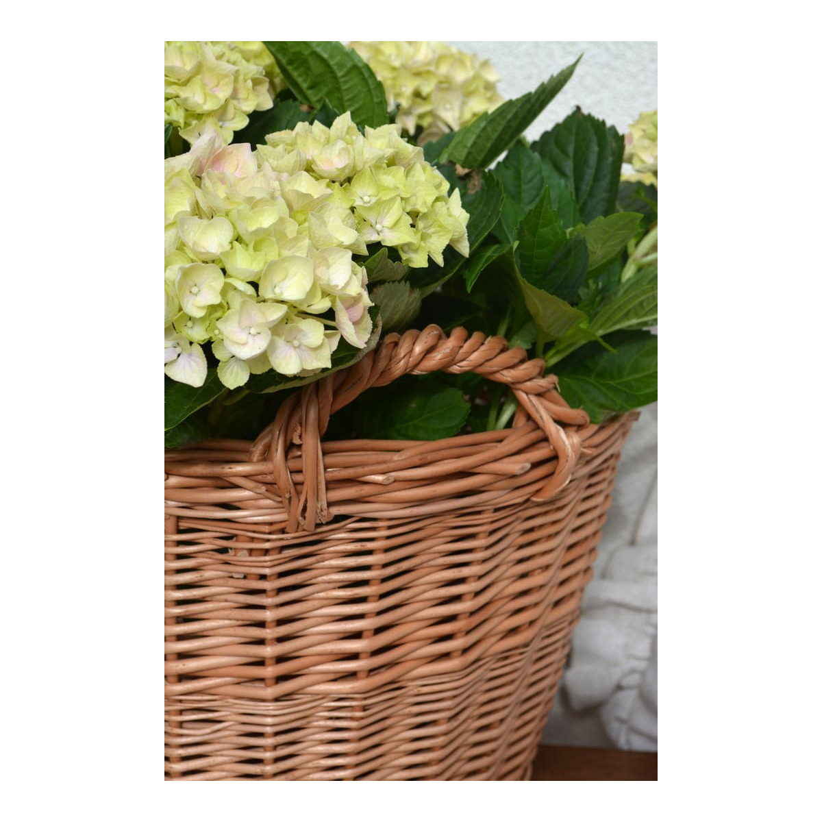 Coș din răchită fabricat din răchită naturală de 30 cm