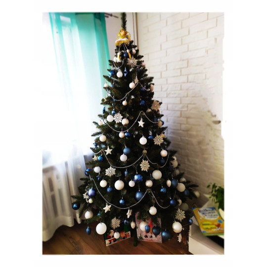 Pom Christmas Artificial Tree, Caucasian Spruce, 220 cm PREMIUM