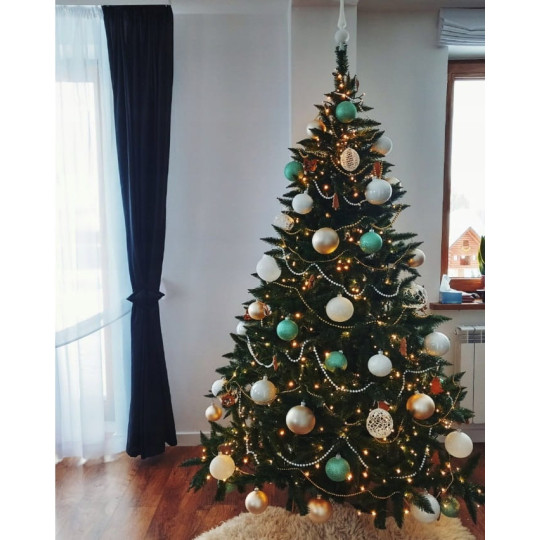 Brad de Crăciun mare, 220 cm, molid caucazian PREMIUM