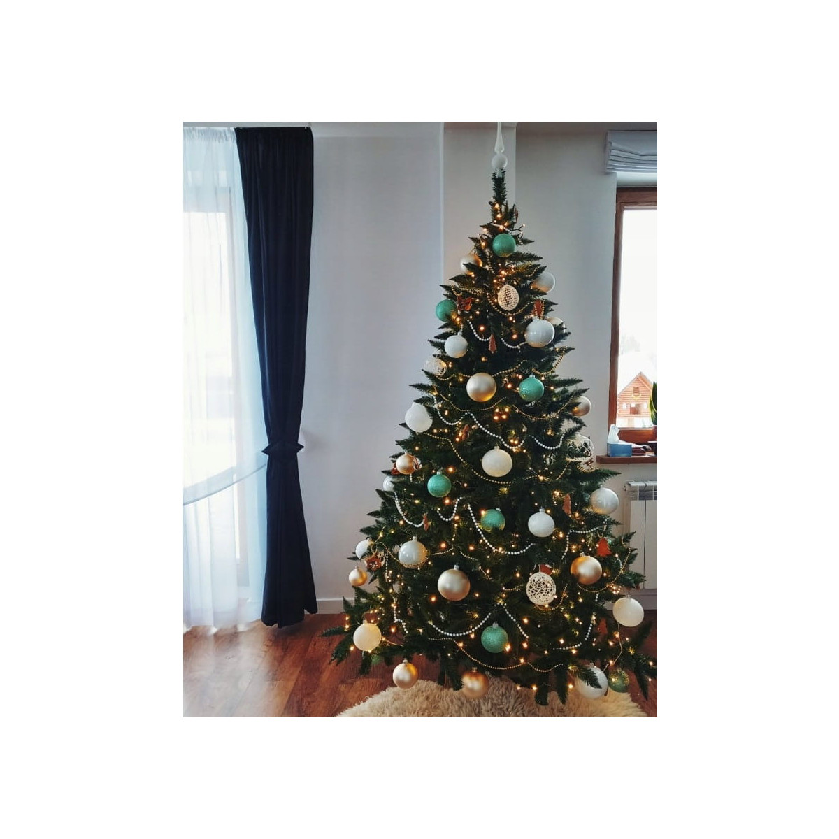 Brad de Crăciun mare, 220 cm, molid caucazian PREMIUM