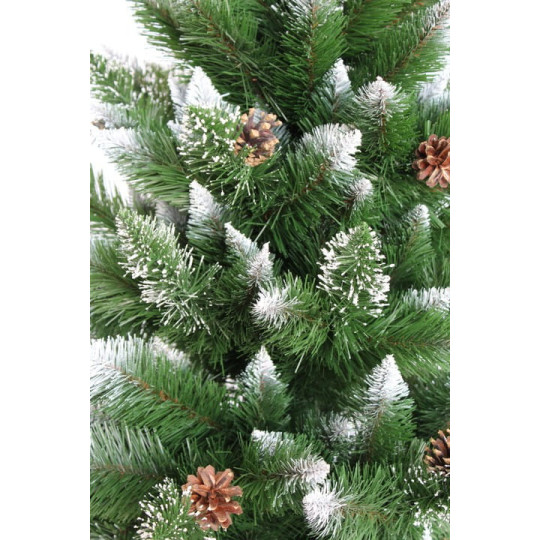 Bradul dens de Crăciun pin de diamant 220 cm PREMIUM