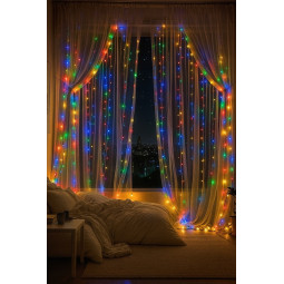 LED lumina decorativă de Crăciun 100 LED la un preț super - Multicolor