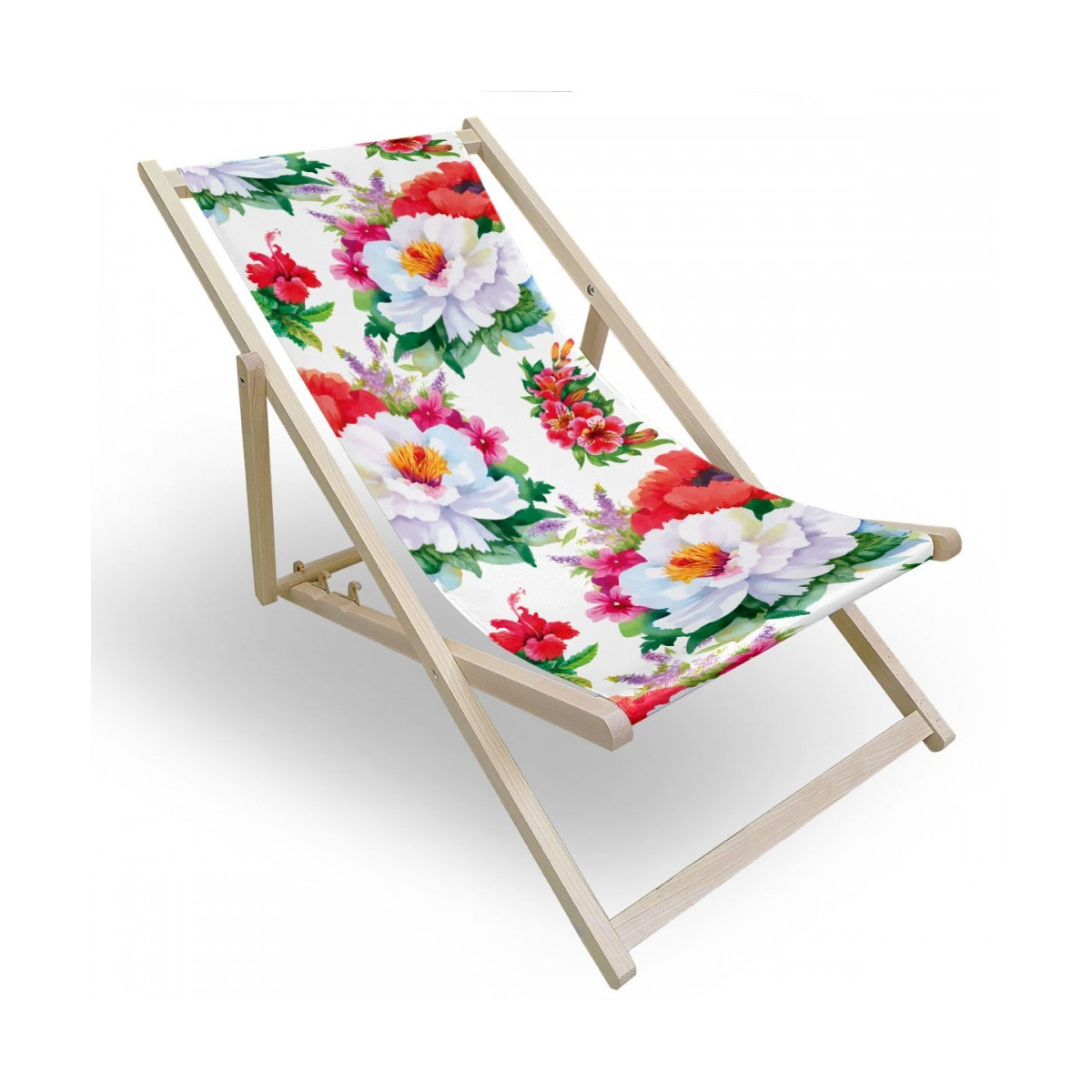 Lehátka de grădină cu motive florale