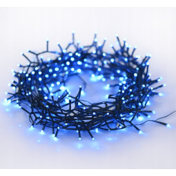Vizu nu LED de Crăciun 100 LED de culoare albastră
