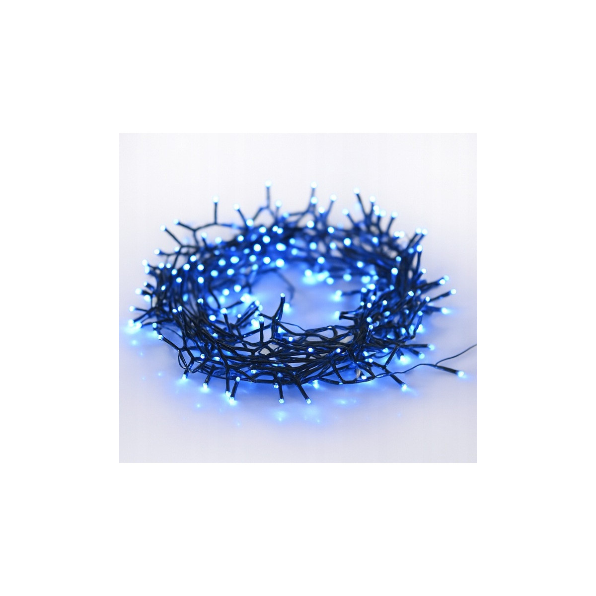 Vizu nu LED de Crăciun 100 LED de culoare albastră