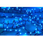 Vizu nu LED de Crăciun 100 LED de culoare albastră