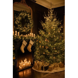 Kvalitative lumini LED de Crăciun 100 LED în culoarea alb cald.