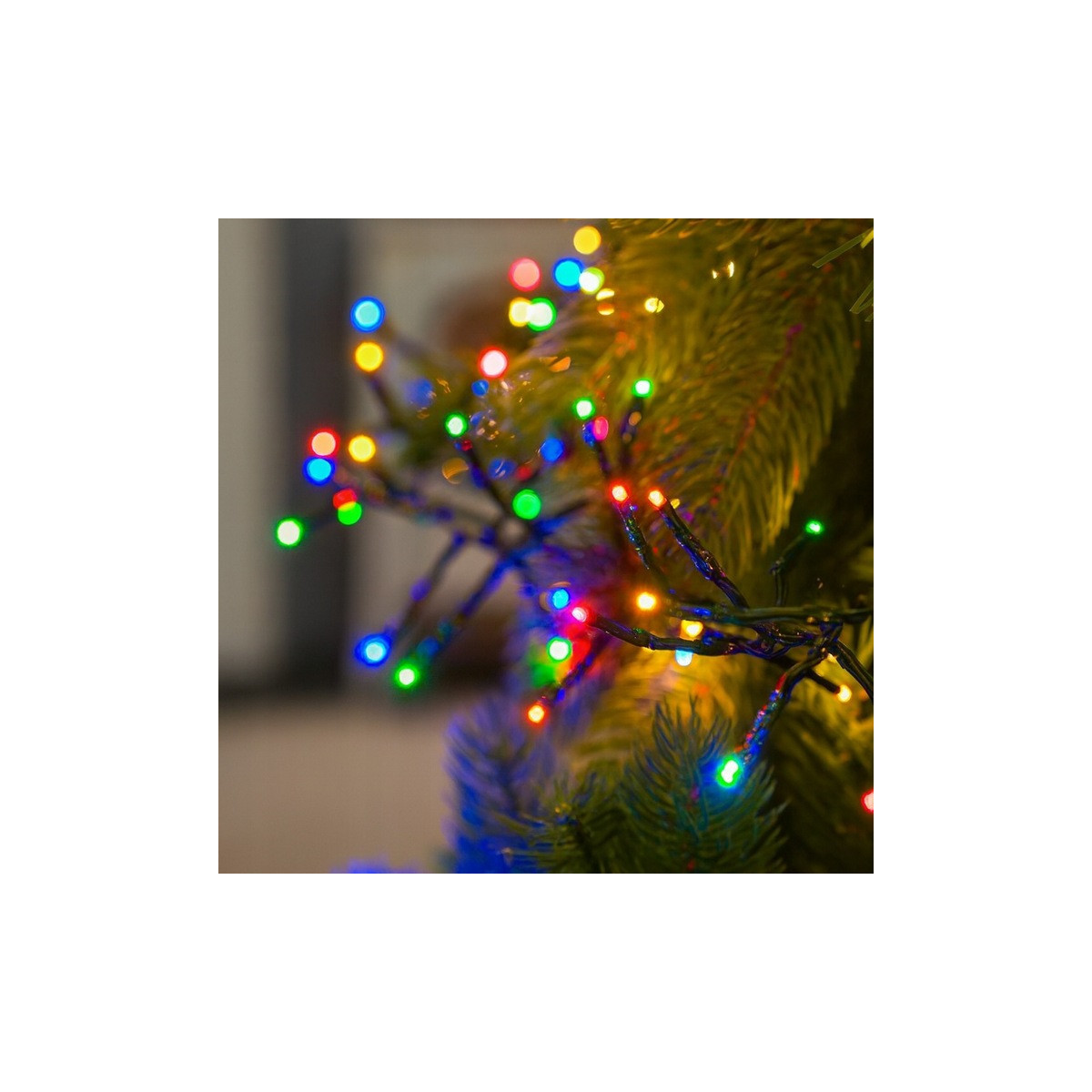LED color chain light for Christmas, 200 LEDs at a great price - Multicolor