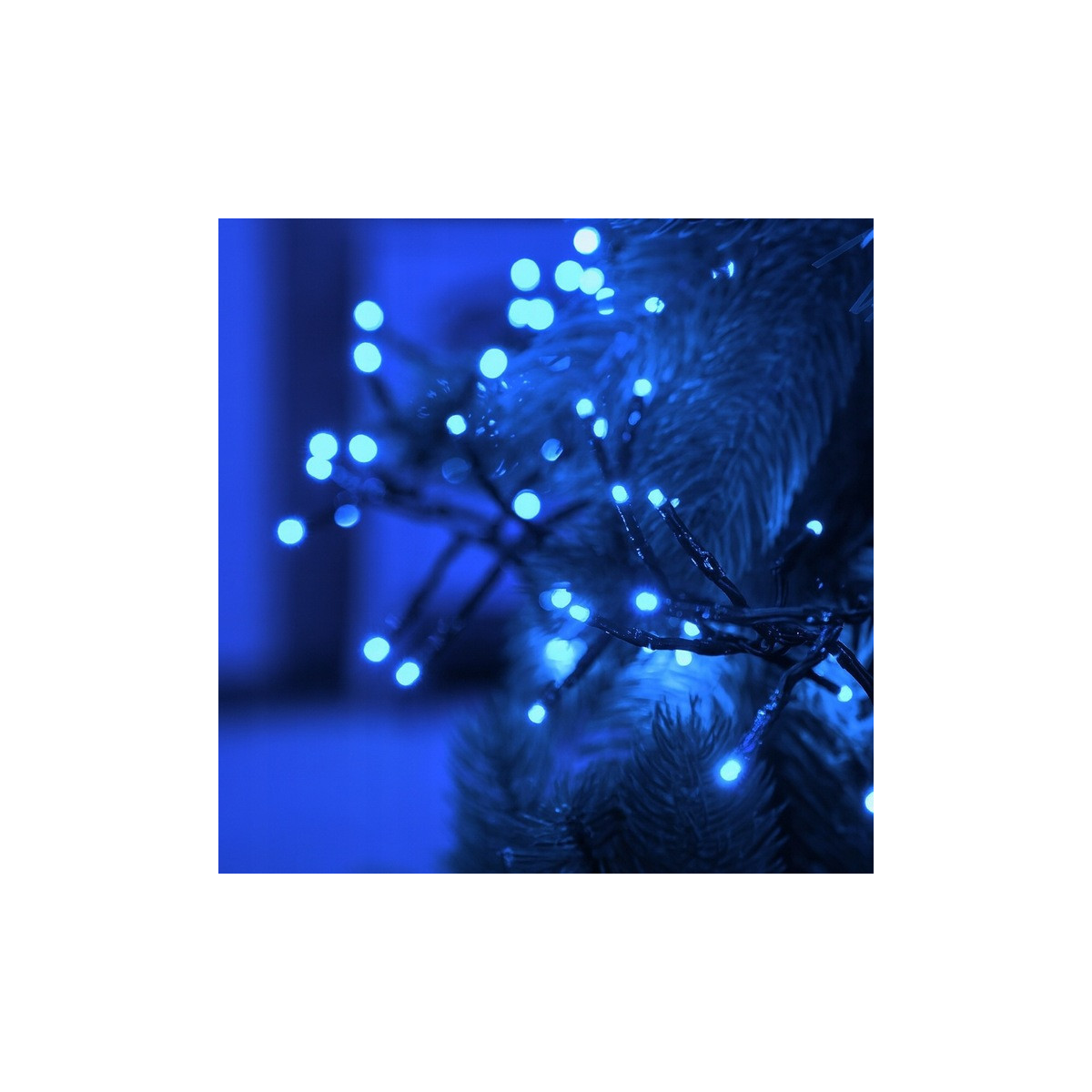 Krásne LED lumini, 200 LED de culoare albastră