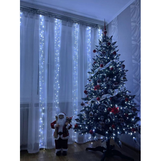 Luminile LED economice cu 8 moduri de iluminare - alb rece 200 LED