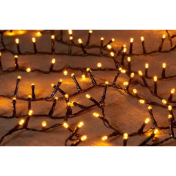 Lumine LED de Crăciun ieftine în culoare albă caldă - 200 LED