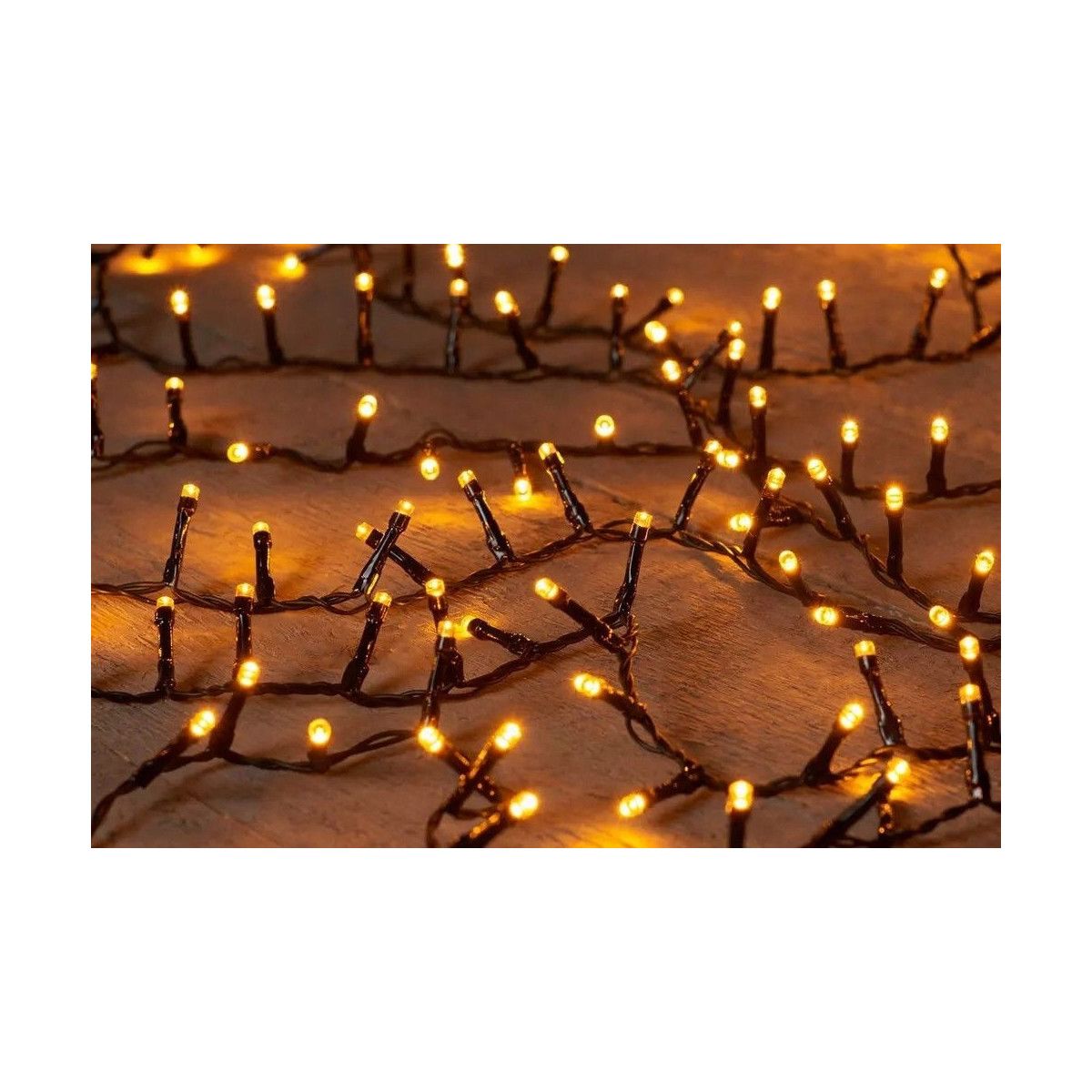 Lumine LED de Crăciun ieftine în culoare albă caldă - 200 LED