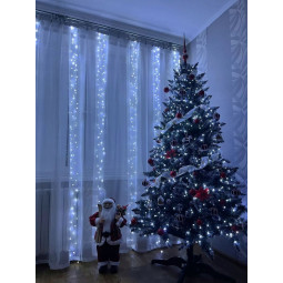 Interioare de Crăciun cu lumini cu 8 moduri de iluminare - alb rece 500 LED