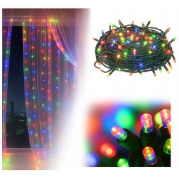 LED banda luminoasă colorată pentru Crăciun, 500 LED-uri la un preț super - Multicolor