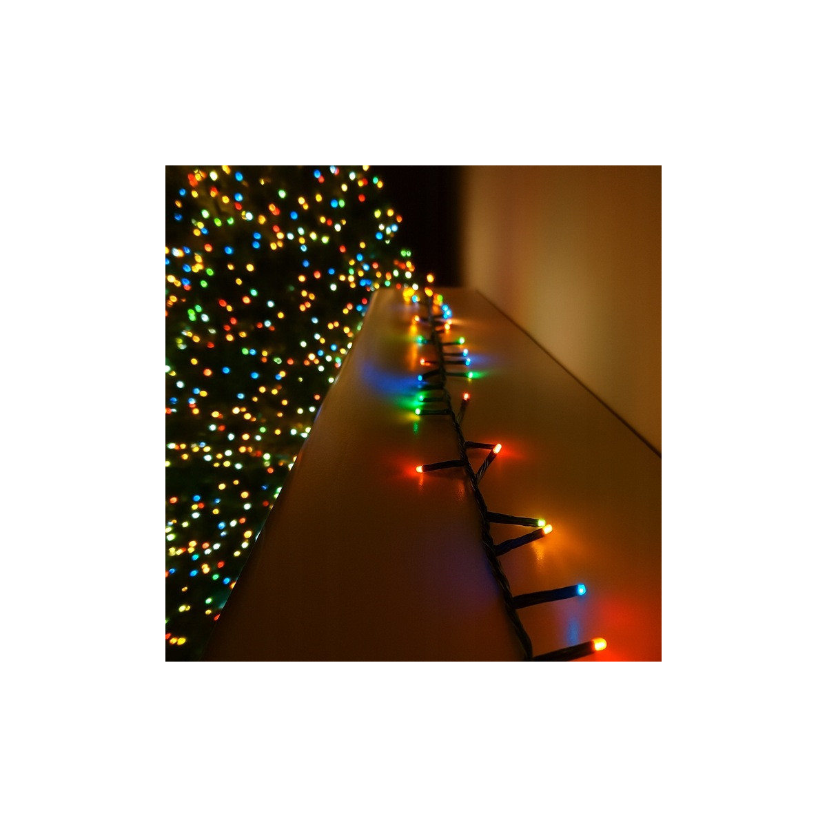 LED banda luminoasă colorată pentru Crăciun, 500 LED-uri la un preț super - Multicolor