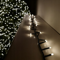 Luminițe de Crăciun pentru interior cu 8 moduri de iluminare - alb rece până la 1000 LED-uri