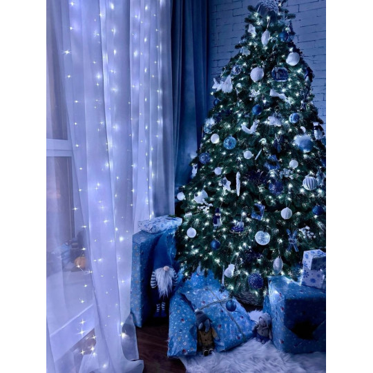 Luminițe de Crăciun pentru interior cu 8 moduri de iluminare - alb rece până la 1000 LED-uri