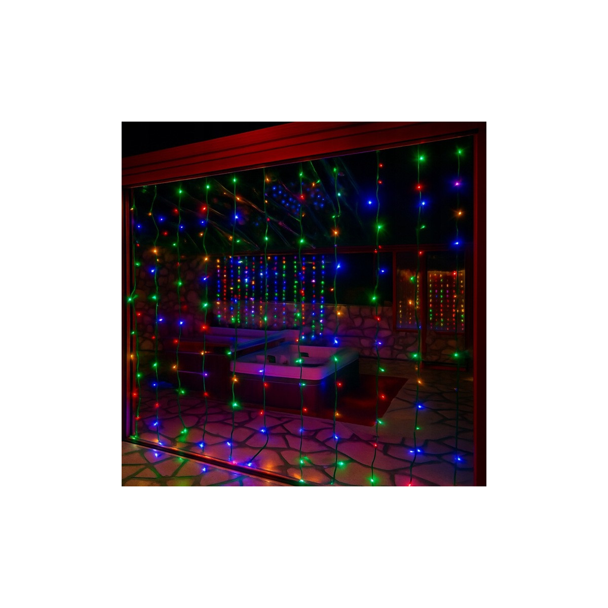 LED funia colorată pentru Crăciun, 1000 LED la un preț super - Multicolor