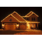 Iluminare exterioară de Crăciun, lumina albă caldă, 100 LED