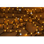 Iluminare exterioară de Crăciun în culoarea alb cald, 200 LED