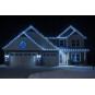 Lămpi de Crăciun LED economice pentru exterior, alb rece 200 LED