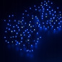Globuri LED de Crăciun 200 LED – albastre, exterioare cu efect FLASH