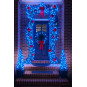 Globuri LED de Crăciun 200 LED – albastre, exterioare cu efect FLASH