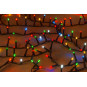 Varațiune exterioară pentru luminițe de Crăciun colorate, 500 LED