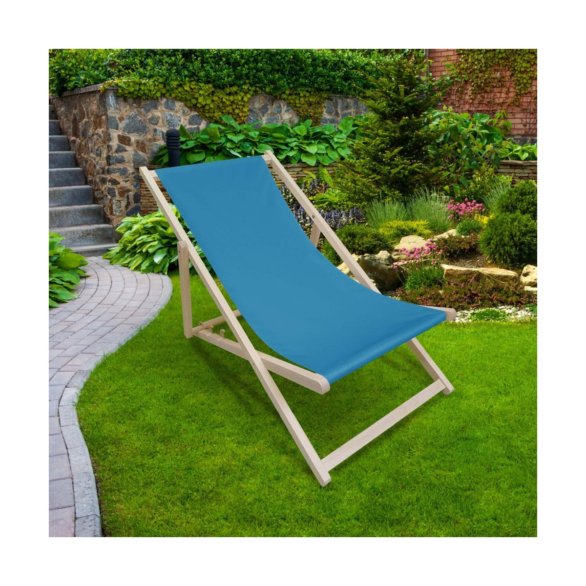 Leții de plajă de culoare albastră