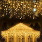 Sârme luminoase, 500LED, alb cald