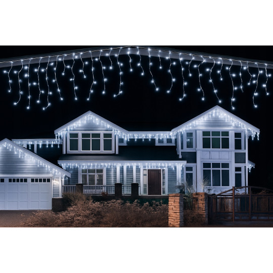 Șir de lumini suspendat, icre 500 LED, alb rece