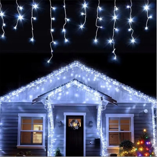 Șir de lumini suspendat, icre 500 LED, alb rece