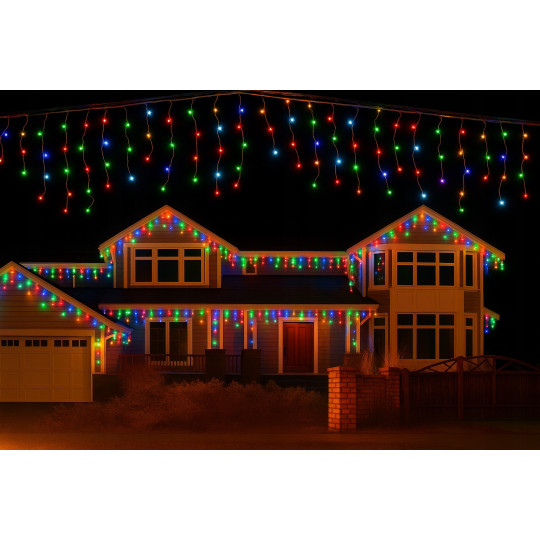 Culori luminoase de gheață, 300 LED