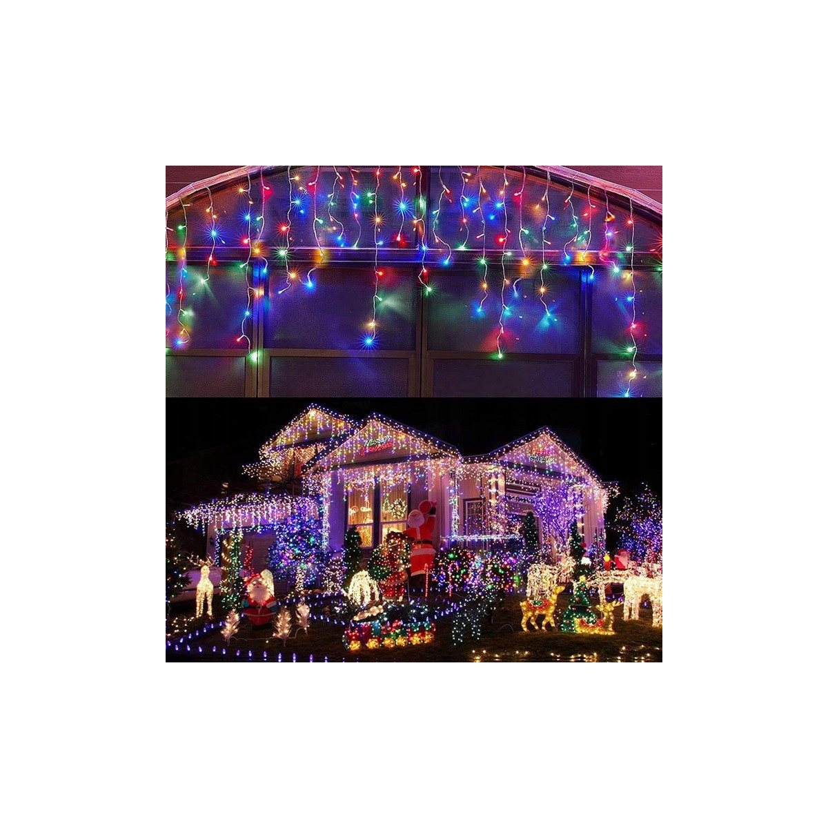 Farebă luminițe cu LED-uri, 1000 LED